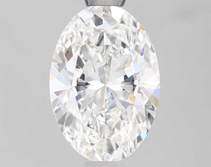1.02 Carat Oval Lab Diamond with  Cut Diamond in 14KT  view 1
