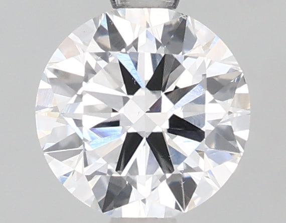 1.0 Carat Round Lab Diamond with  Cut Diamond in 14KT  view 1
