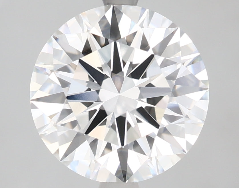 3.07 Carat Round Lab Diamond with  Cut Diamond in 14KT  view 1
