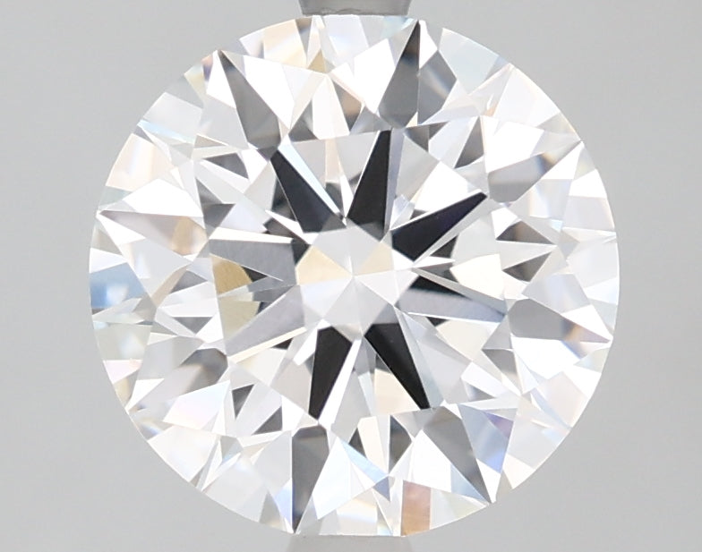 2.6 Carat Round Lab Diamond with  Cut Diamond in 14KT  view 1

