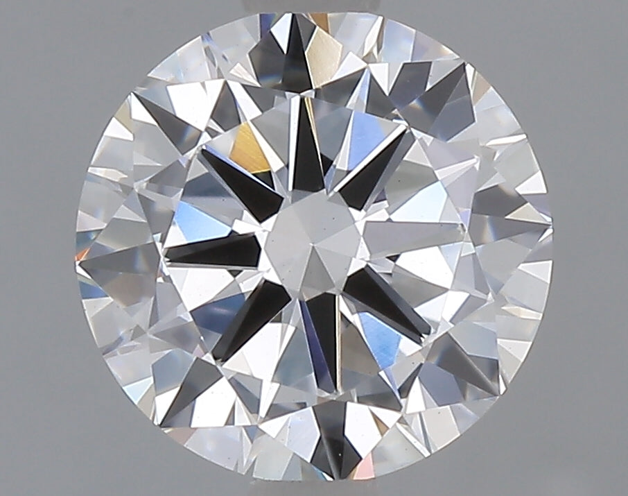 1.5 Carat Round Lab Diamond with  Cut Diamond in 14KT  view 1

