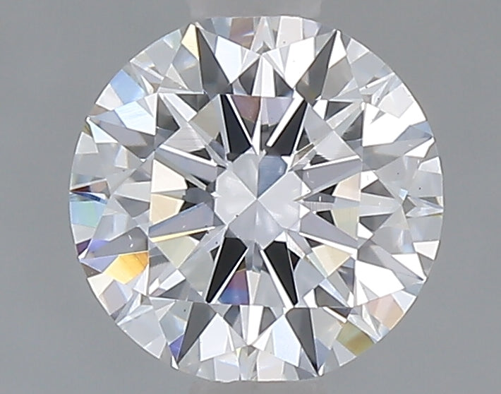 0.77 Carat Round Lab Diamond with  Cut Diamond in 14KT  view 1
