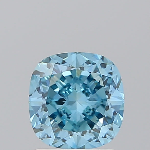 1.56 Carat Cushion Lab Diamond with  Cut Diamond in 14KT  view 1
