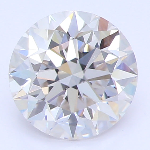 0.94 Carat Round Lab Diamond with  Cut Diamond in 14KT  view 1
