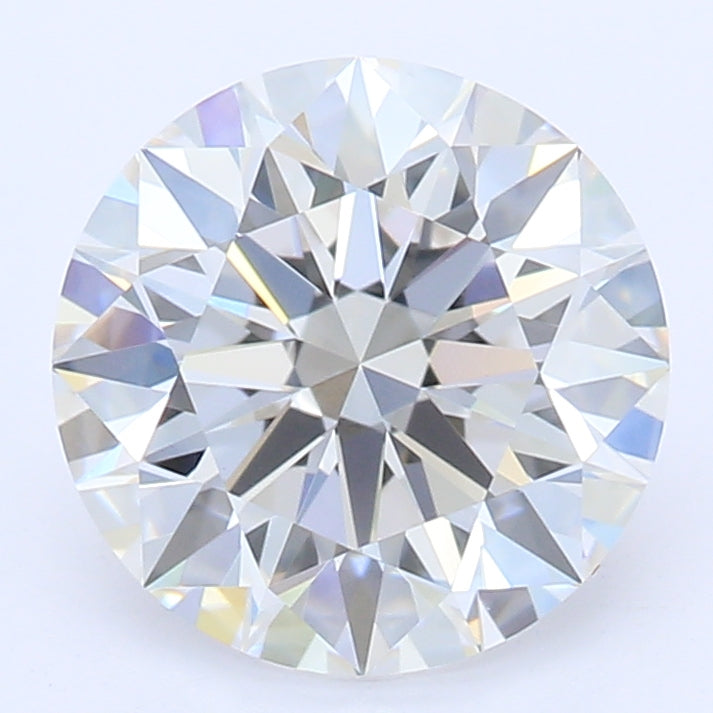 1.26 Carat Round Lab Diamond with  Cut Diamond in 14KT  view 1
