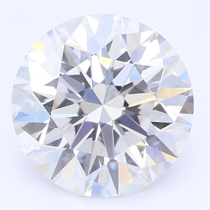 1.25 Carat Round Lab Diamond with  Cut Diamond in 14KT  view 1
