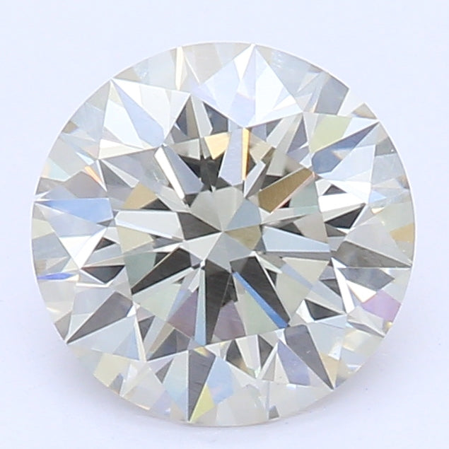 0.84 Carat Round Lab Diamond with  Cut Diamond in 14KT  view 1
