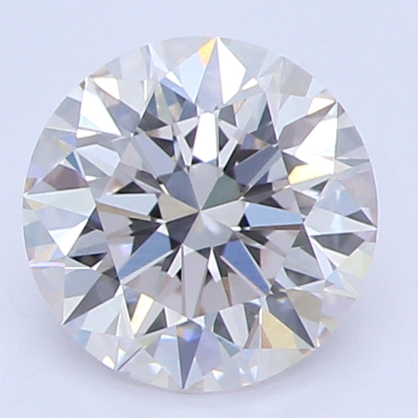 0.7 Carat Round Lab Diamond with  Cut Diamond in 14KT  view 1
