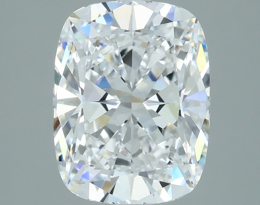 2.58 Carat Cushion Lab Diamond with  Cut Diamond in 14KT  view 1
