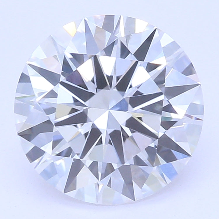 1.17 Carat Round Lab Diamond with  Cut Diamond in 14KT  view 1
