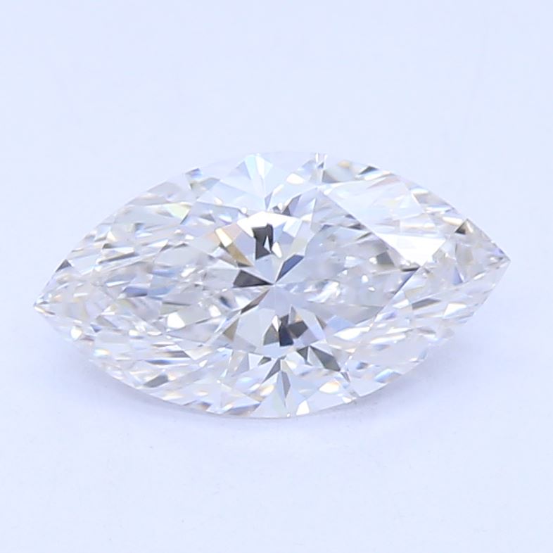 0.54 Carat Marquise Lab Diamond with  Cut Diamond in 14KT  view 1
