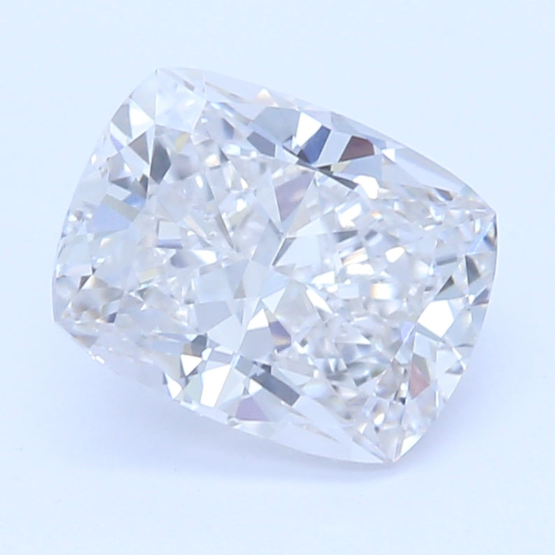 0.86 Carat Cushion Lab Diamond with  Cut Diamond in 14KT  view 1
