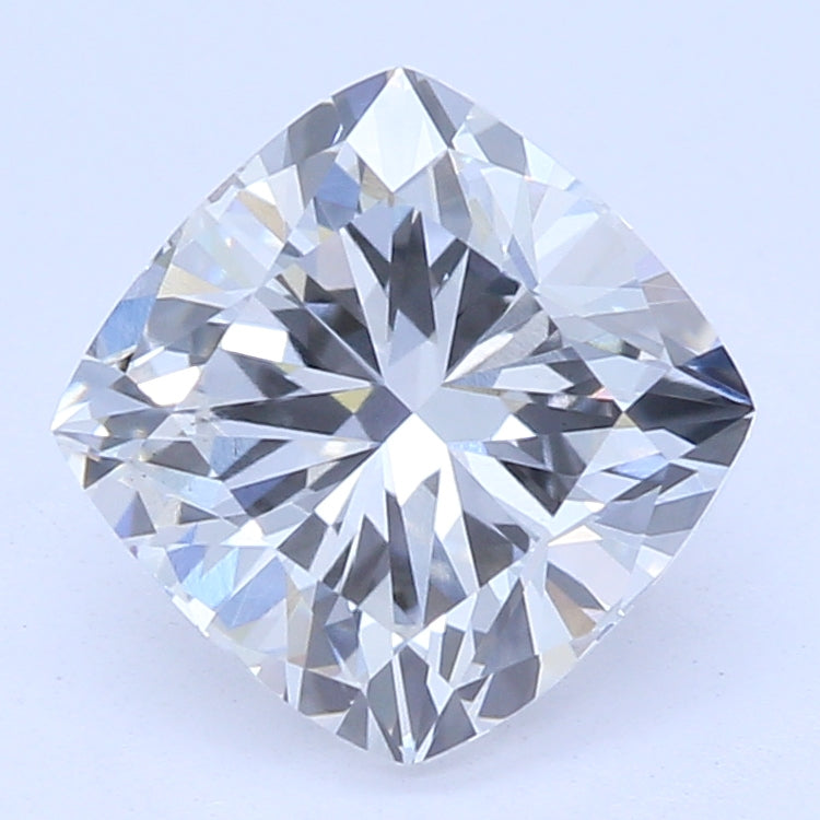 1.01 Carat Cushion Lab Diamond with  Cut Diamond in 14KT  view 1
