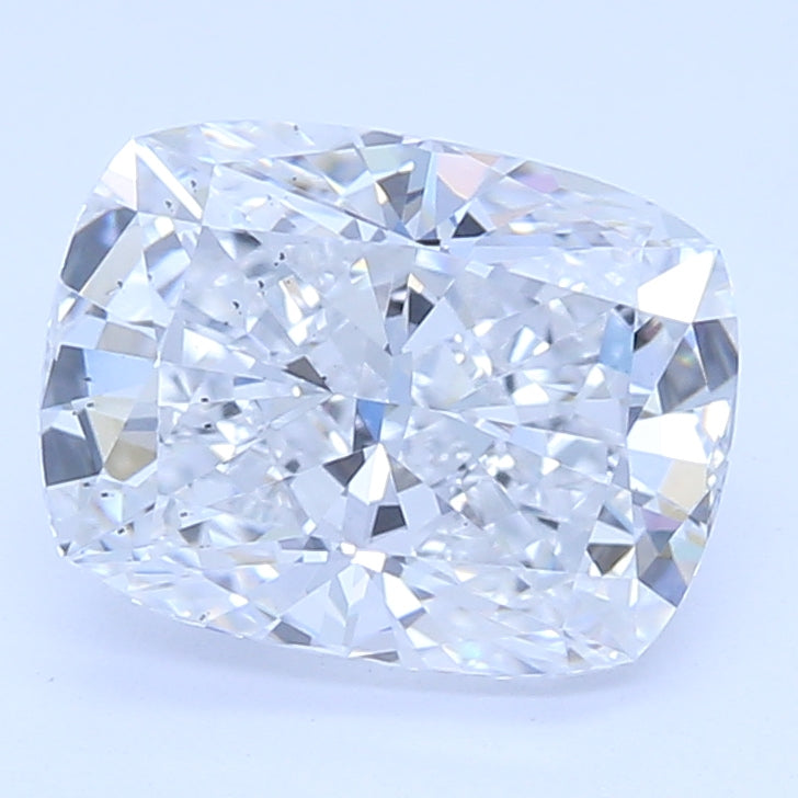1.19 Carat Cushion Lab Diamond with  Cut Diamond in 14KT  view 1
