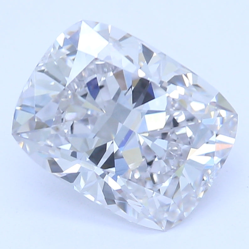 1.01 Carat Cushion Lab Diamond with  Cut Diamond in 14KT  view 1
