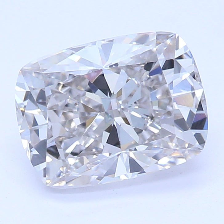 1.04 Carat Cushion Lab Diamond with  Cut Diamond in 14KT  view 1
