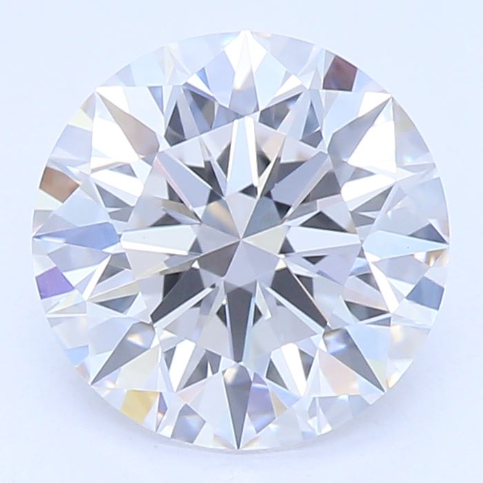 1.27 Carat Round Lab Diamond with  Cut Diamond in 14KT  view 1
