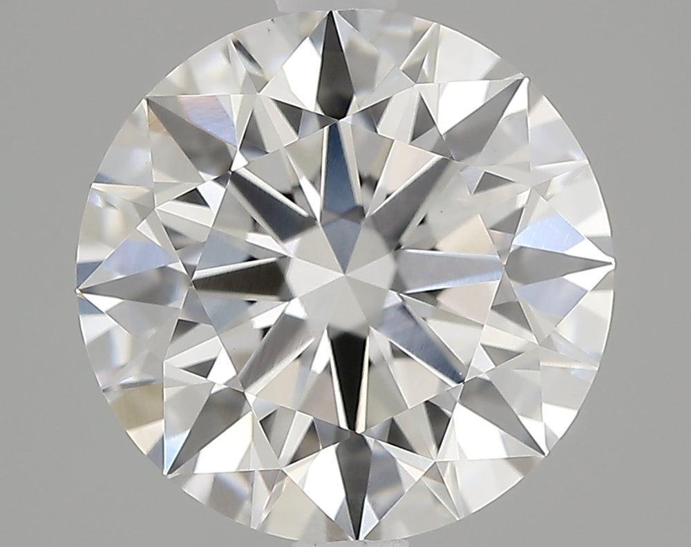 2.38 Carat Round Lab Diamond with  Cut Diamond in 14KT  view 1
