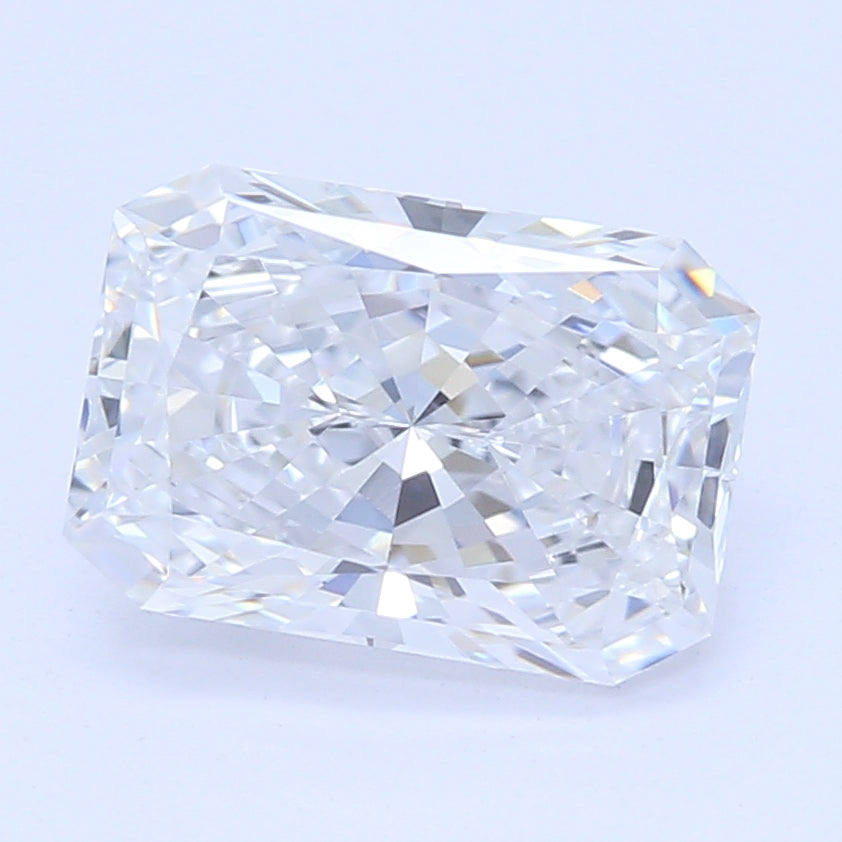 0.91 Carat Radiant Lab Diamond with  Cut Diamond in 14KT  view 1
