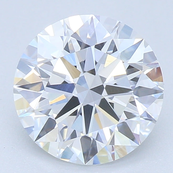 1.05 Carat Round Lab Diamond with  Cut Diamond in 14KT  view 1
