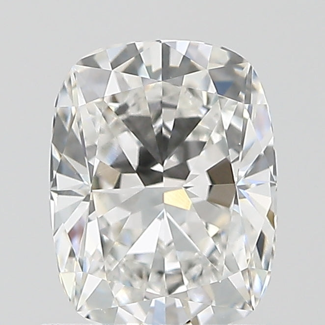 1.04 Carat Cushion Lab Diamond with  Cut Diamond in 14KT  view 1
