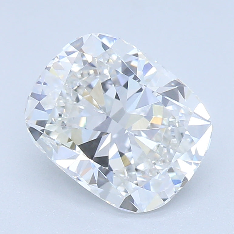 1.01 Carat Cushion Lab Diamond with  Cut Diamond in 14KT  view 1
