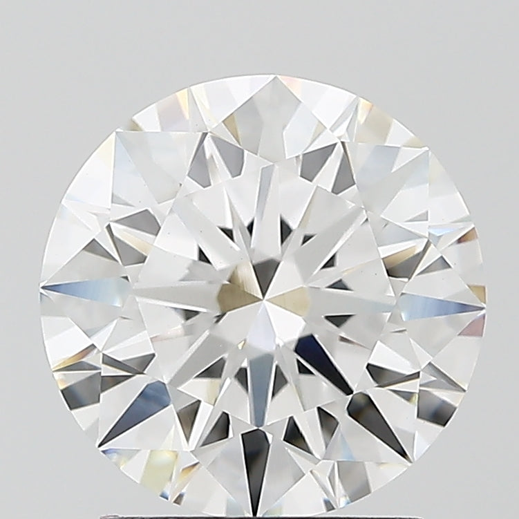 2.09 Carat Round Lab Diamond with  Cut Diamond in 14KT  view 1

