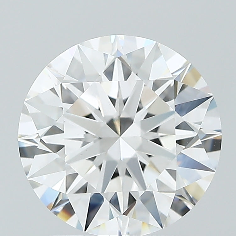 2.09 Carat Round Lab Diamond with  Cut Diamond in 14KT  view 1
