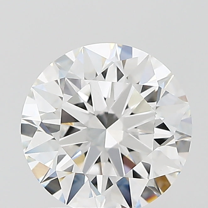 2.09 Carat Round Lab Diamond with  Cut Diamond in 14KT  view 1
