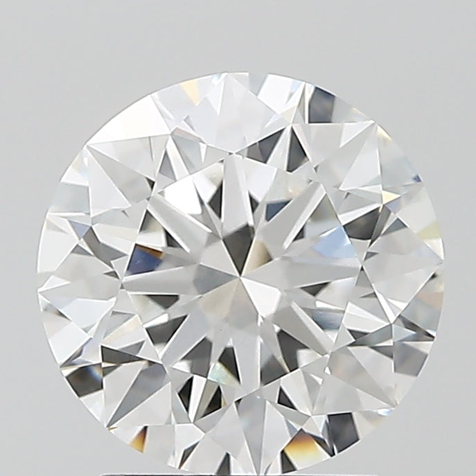 2.5 Carat Round Lab Diamond with  Cut Diamond in 14KT  view 1
