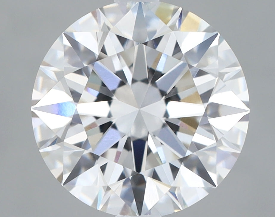 2.64 Carat Round Lab Diamond with  Cut Diamond in 14KT  view 1

