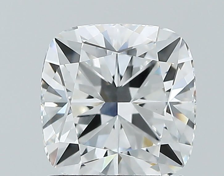 1.59 Carat Cushion Lab Diamond with  Cut Diamond in 14KT  view 1
