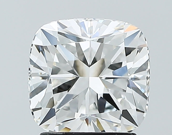 1.9 Carat Cushion Lab Diamond with  Cut Diamond in 14KT  view 1
