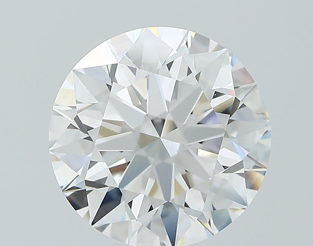 3.08 Carat Round Lab Diamond with  Cut Diamond in 14KT  view 1
