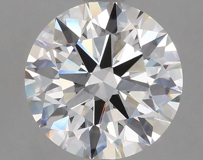 2.72 Carat Round Lab Diamond with  Cut Diamond in 14KT  view 1
