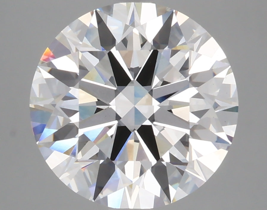 4.11 Carat Round Lab Diamond with  Cut Diamond in 14KT  view 1
