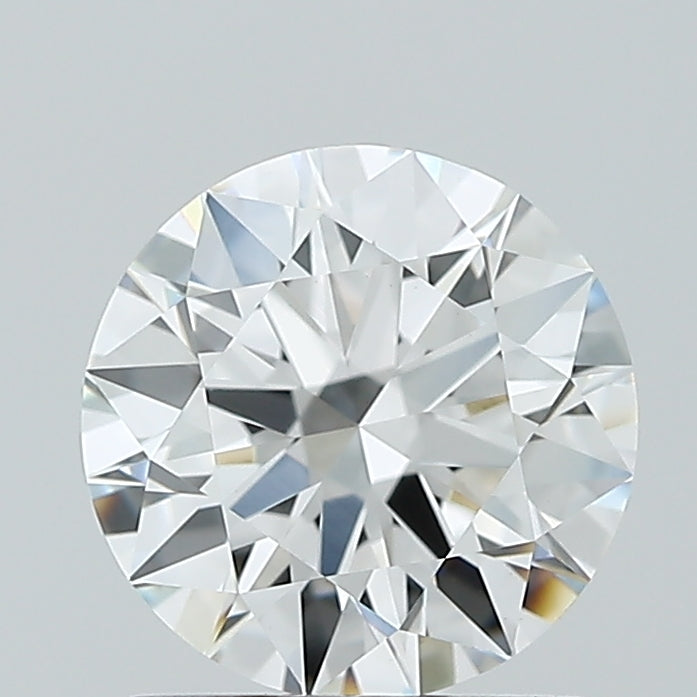 1.3 Carat Round Lab Diamond with  Cut Diamond in 14KT  view 1
