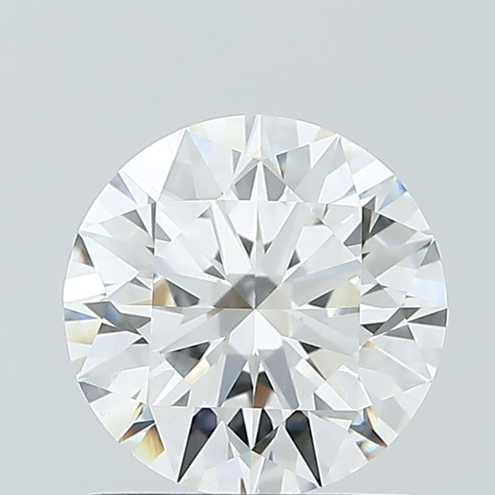 1.25 Carat Round Lab Diamond with  Cut Diamond in 14KT  view 1
