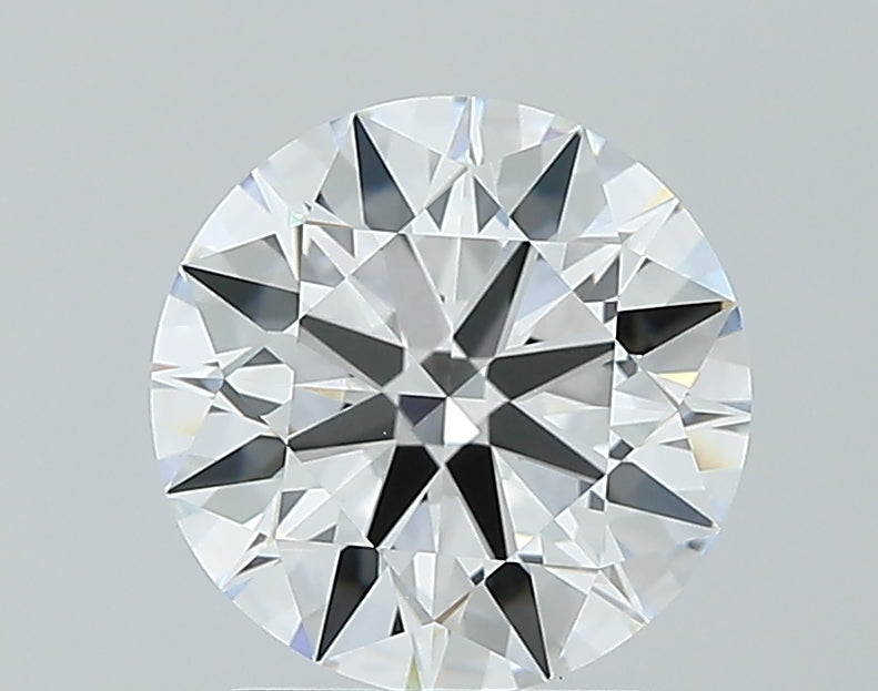 2.0 Carat Round Lab Diamond with  Cut Diamond in 14KT  view 1
