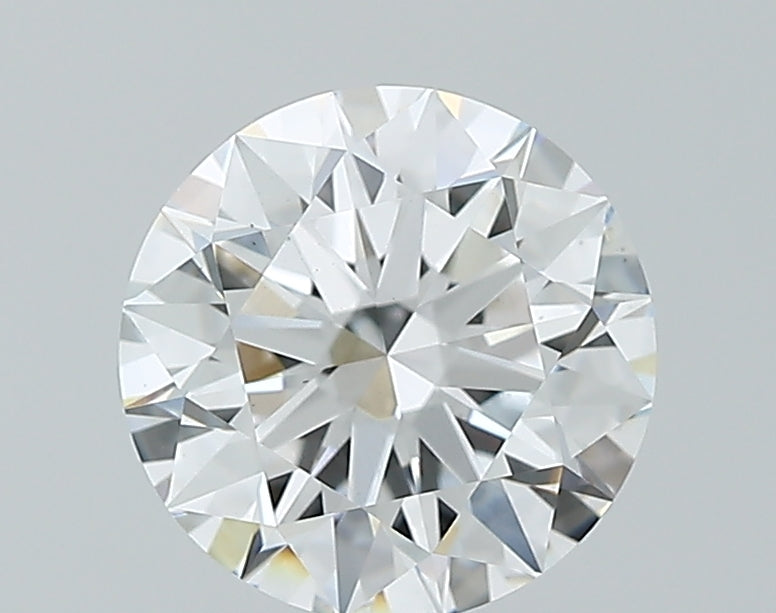 2.01 Carat Round Lab Diamond with  Cut Diamond in 14KT  view 1
