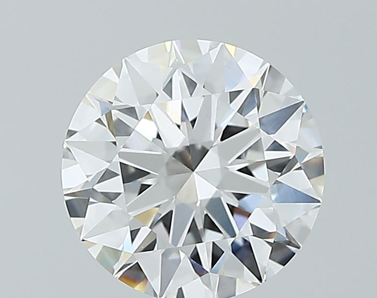 2.05 Carat Round Lab Diamond with  Cut Diamond in 14KT  view 1
