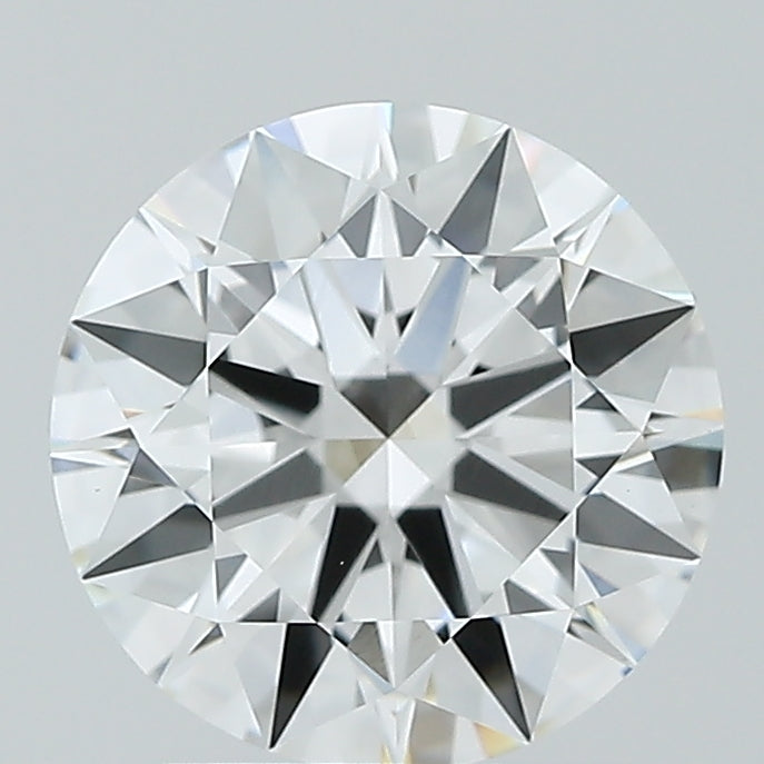 2.0 Carat Round Lab Diamond with  Cut Diamond in 14KT  view 1
