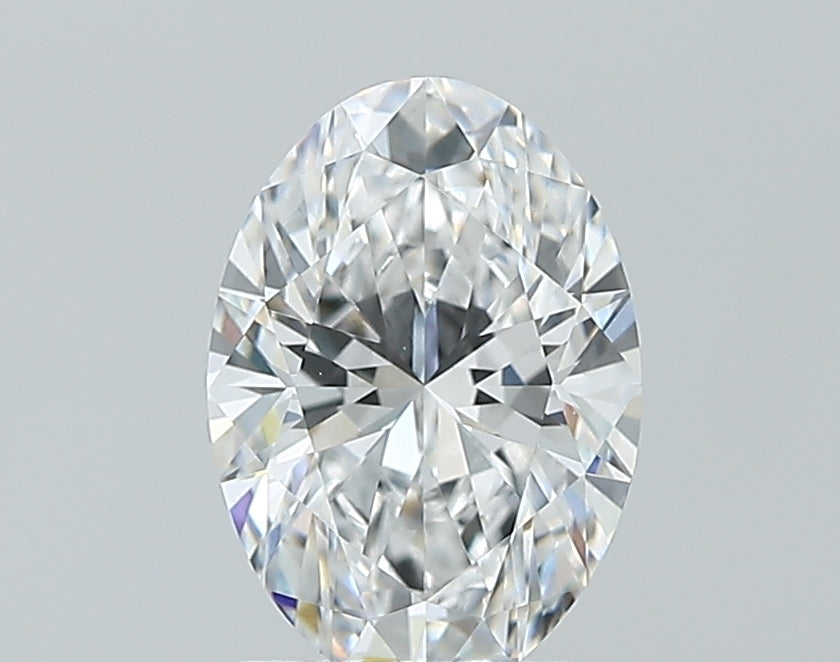 1.53 Carat Oval Lab Diamond with  Cut Diamond in 14KT  view 1
