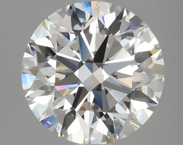 2.58 Carat Round Lab Diamond with  Cut Diamond in 14KT  view 1

