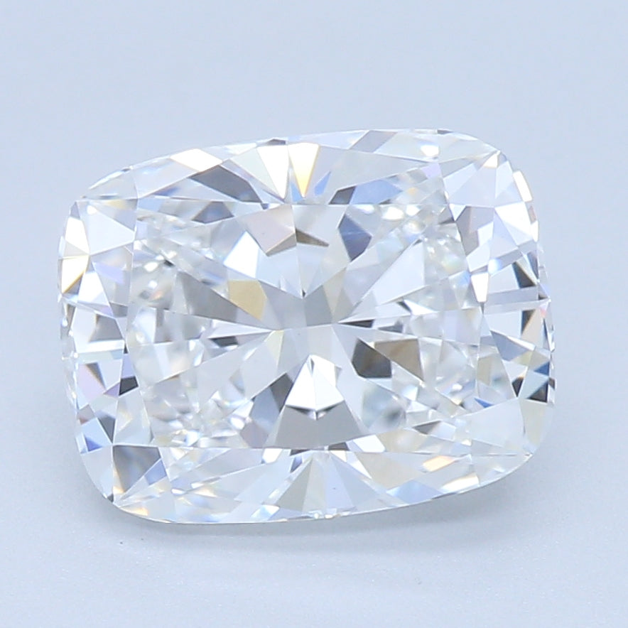 1.57 Carat Cushion Lab Diamond with  Cut Diamond in 14KT  view 1
