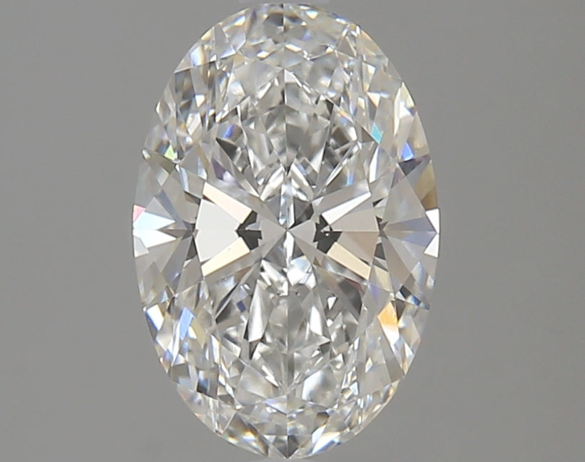 2.07 Carat Oval Lab Diamond with  Cut Diamond in 14KT  view 1
