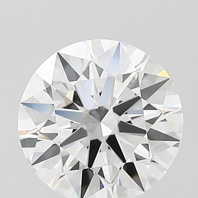 2.09 Carat Round Lab Diamond with  Cut Diamond in 14KT  view 1
