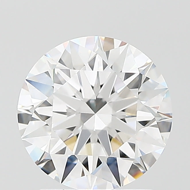 2.03 Carat Round Lab Diamond with  Cut Diamond in 14KT  view 1
