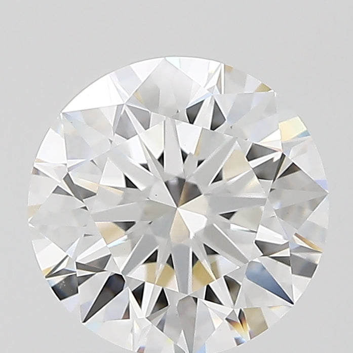 1.84 Carat Round Lab Diamond with  Cut Diamond in 14KT  view 1
