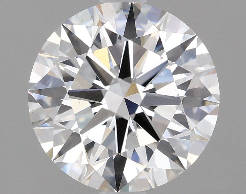 2.1 Carat Round Lab Diamond with  Cut Diamond in 14KT  view 1
